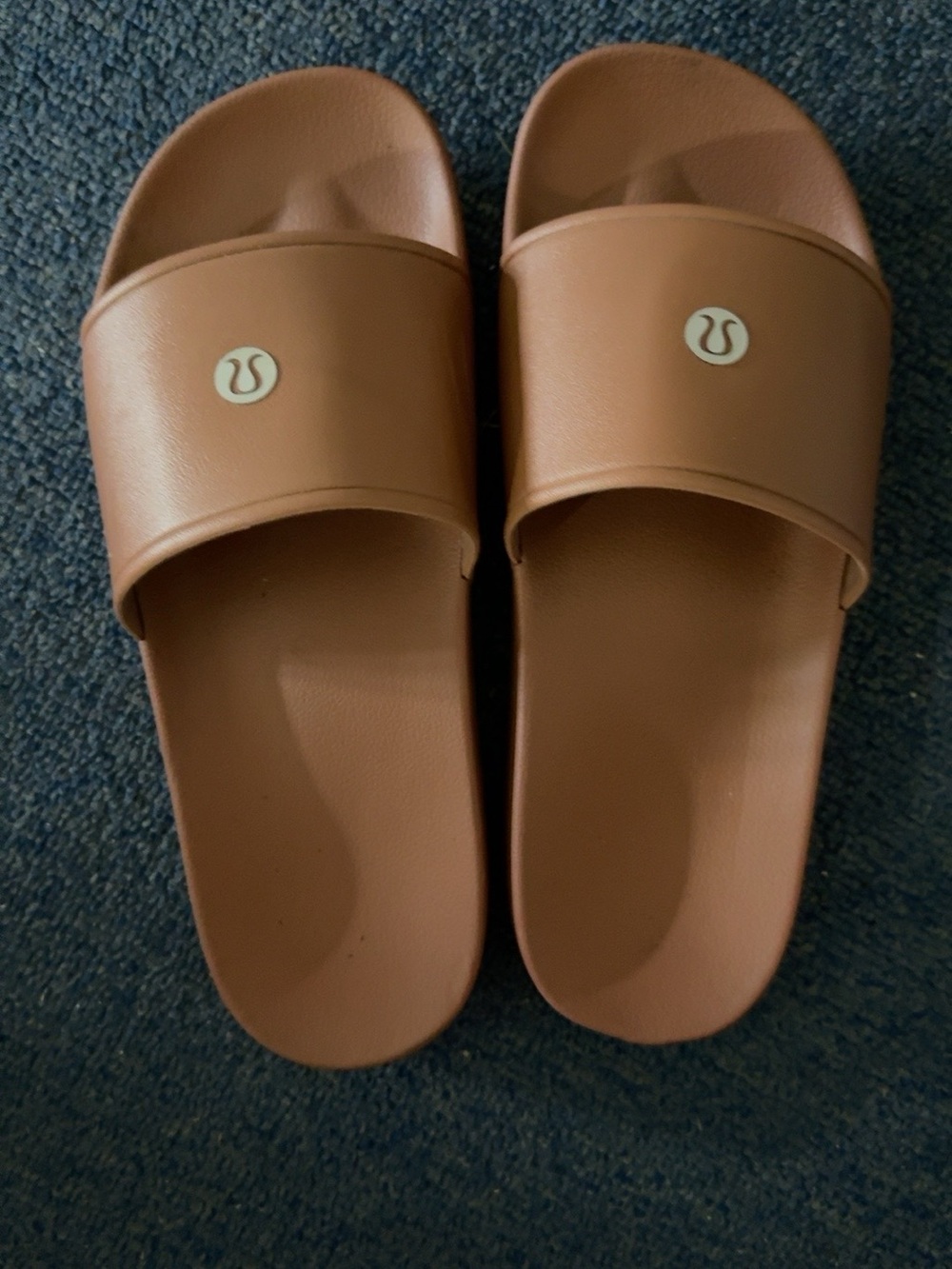 lululemon athletica Women's Tan Slide Sandals